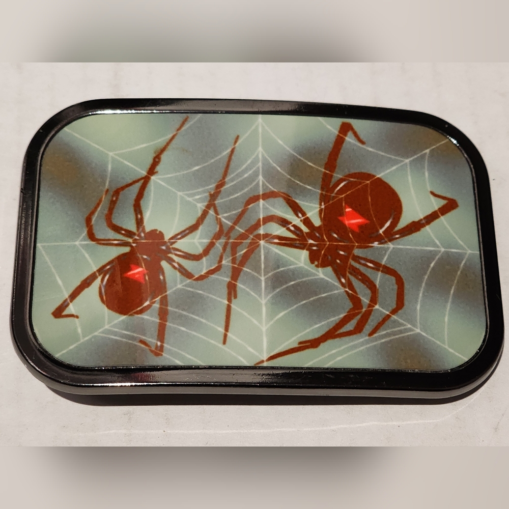 Black Widow Spiders BUCKLE-DOWN Belt Buckle skater punk goth